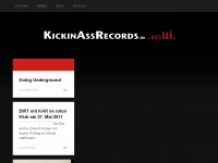 kickinassrecords.de Webseite Vorschau