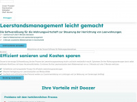 doozer.de Webseite Vorschau