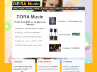 dora-music.at Webseite Vorschau