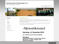dorfmusik-fuchsstadt.de Webseite Vorschau