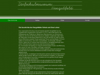 dorfschulmuseum-hengstfeld.de Webseite Vorschau
