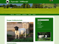dorper-vollblutschafe.de Webseite Vorschau