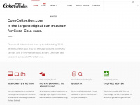 cokecollection.com Webseite Vorschau