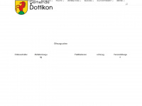 dottikon.ch Webseite Vorschau