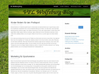vflwolfsburgblog.de Webseite Vorschau