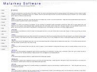 malarkeysoftware.com Webseite Vorschau