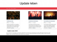 update-leben.de Webseite Vorschau