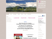 siebengebirgsmuseum.de Webseite Vorschau