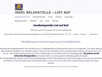 belegstelle-list.de Webseite Vorschau