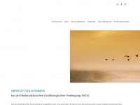 ornithologie-niedersachsen.de Webseite Vorschau