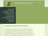 bienenzuchtverein-duesseldorf.de Webseite Vorschau