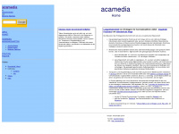acamedia.info Webseite Vorschau