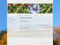bienenlehrpfad.ch Webseite Vorschau