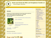 wild-und-honigbienen.de Webseite Vorschau