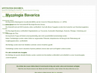 mycologia-bavarica.de Webseite Vorschau
