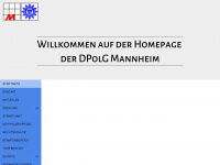dpolg-mannheim.de Webseite Vorschau