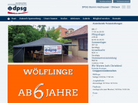 dpsg-holzhausen.de Webseite Vorschau