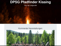 pfadfinder-kissing.de Webseite Vorschau