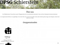dpsg-schierstein.de Webseite Vorschau