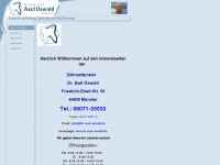 dr-axel-oswald.de Webseite Vorschau
