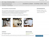 dr-christina-milz.de Webseite Vorschau
