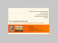 dr-cornelia-meinhardt.de Webseite Vorschau