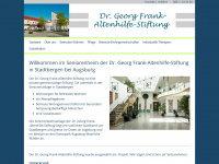 dr-frank-stiftung.de Webseite Vorschau
