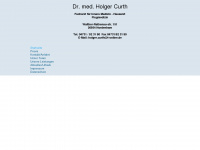 dr-holger-curth.de Webseite Vorschau