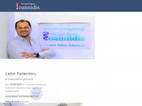 dr-ioannidis.de Webseite Vorschau