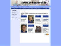 dr-koerbner.de Webseite Vorschau