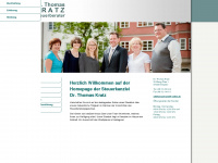 dr-kratz.de Webseite Vorschau