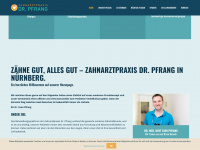 dr-pfrang.de Webseite Vorschau