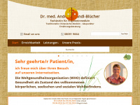 dr-spandl-bluecher.de Webseite Vorschau