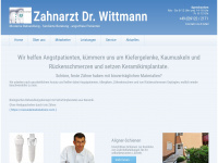 dr-st-wittmann.de Webseite Vorschau
