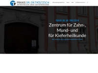 dr-troeltzsch.de Webseite Vorschau