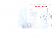 dr-wacker.at Webseite Vorschau