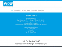 dr-wolf.at Webseite Vorschau