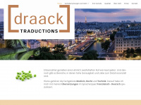draack-traductions.de Webseite Vorschau