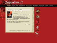 dragonsflame.de Webseite Vorschau