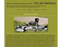 drahthaar-karthane.de Webseite Vorschau