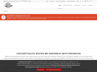 dreamday-with-dreamcar.de Webseite Vorschau