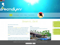 dreamdivers.com Webseite Vorschau