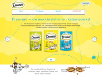dreamies-snacks.ch Webseite Vorschau