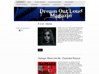 dreamoutloudmagazin.de Webseite Vorschau