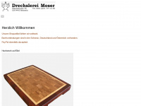 drechslerei-moser.ch Webseite Vorschau