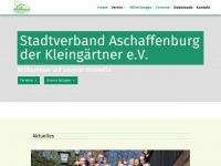 kleingaertner-aschaffenburg.de Webseite Vorschau