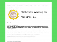 kleingarten-wuerzburg.de Webseite Vorschau
