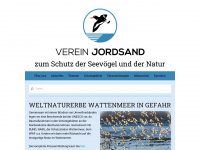jordsand.de Webseite Vorschau