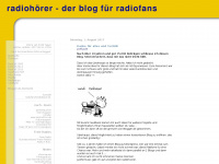 radiohoerer.blogger.de Webseite Vorschau