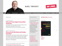 axel-troost.de Webseite Vorschau